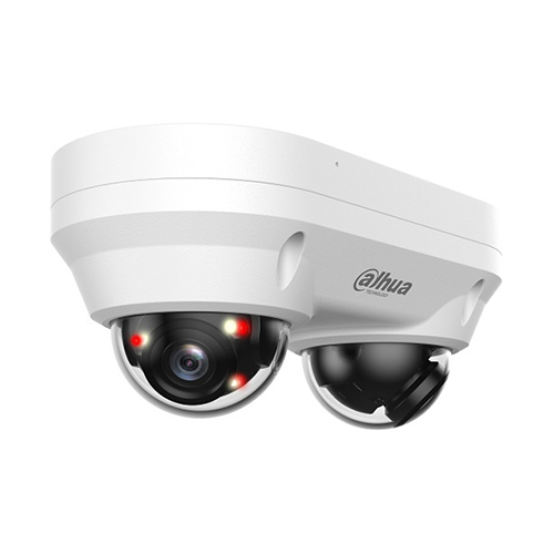 DAHUA IP 4MP SMART DUAL LIGHT FIXED-FOCAL DUAL-DIRECTIONAL DOME WIZSENSE CAMERA BUILT-IN MIC IP67 IK10