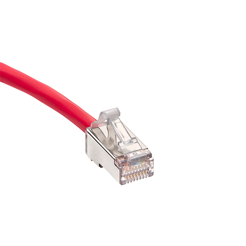 LEVITON PATCH CORD 3'CAT6A ROJO UTP/SHIELD
