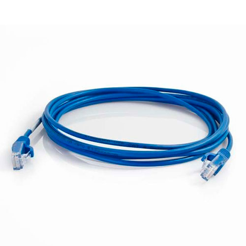 PATCH CORD RD CAT6 3FT COLOR AZUL DIAMETRO REDUCIDO