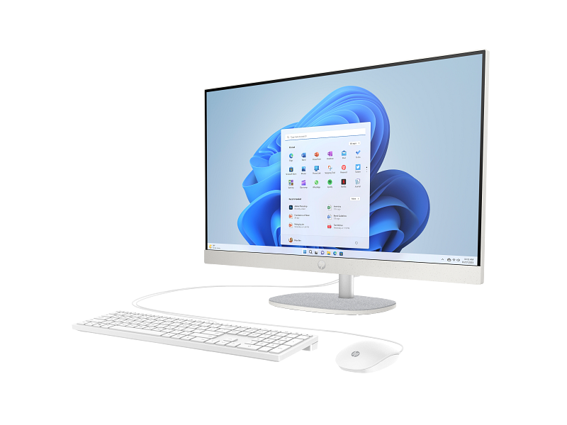HP 27-cr0275la - All-in-one - AMD Ryzen 7 7730U / 4.5 GHz - DDR5 SDRAM - 512 GB HDD - 27" - UMA - Windows 11 Home - White - Imagen 2