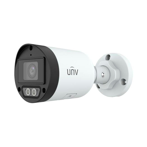 UNIVIEW IP 2MP HD COLORHUNTER DUAL LIGHT 30M MINI FIXED1 BULLET CAMERA BUILT-IN MIC POE IP67