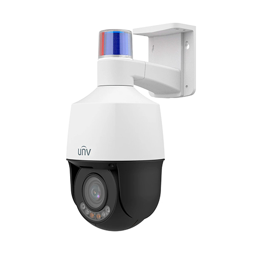 UNIVIEW IP 4MP ColorHunter with Wise-ISP Active DeterrenceMini PTZ Camera WDR SD Two-Way audio AUTOTRACKING IP66