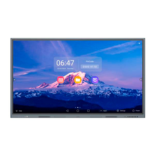 UNIVIEW 86" SMART INTERACTIVE DISPLAY (HAS MOUNT) AMLOGIC T982 32GBEMMC/4GBRAM ANDROID 13