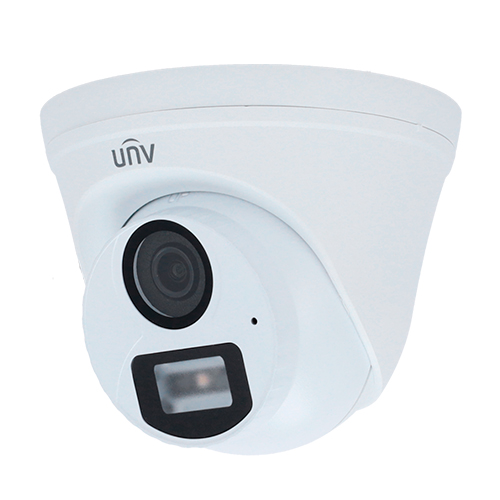 UNVIEW 5MP COLORHUNTER 20M HD FIXED MINI TURRET ANALOG CAMERA W/MIC PLASTIC IP67