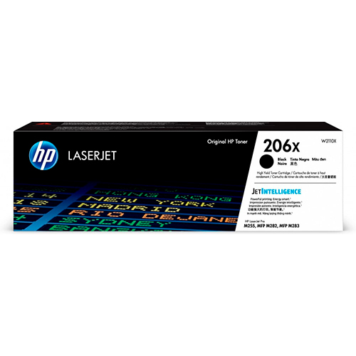 HP 206X HIGH YIELD BLACK ORIGINAL LASERJET TONER CARTRIDGE