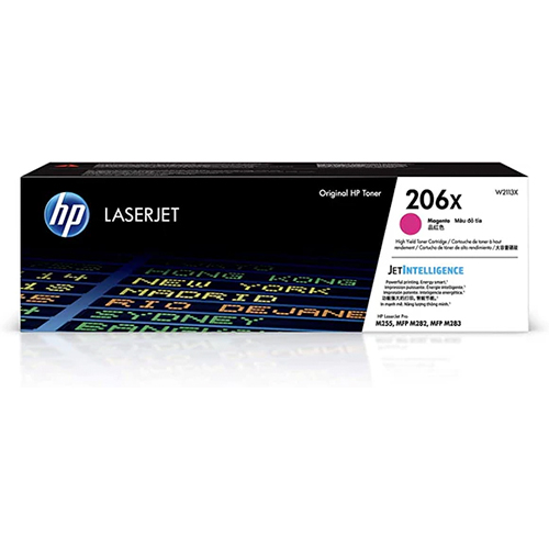 HP 206X HIGH YIELD YMAGENTA ORIGINAL LASERJET TONER CARTRIDGE