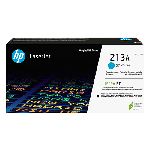 HP 213A CYAN ORIGINAL LASERJET TONER CARTRIDGE