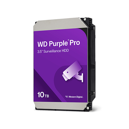 WESTERN DIGITAL PURPLE PRO 10 TB SURVEILLANCE HARD DRIVE 7200RPM 512MB CACHE 3.5"