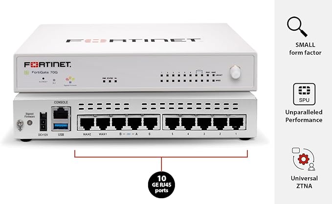 Fortinet - Firewall - FortiGate-70G - Imagen 2