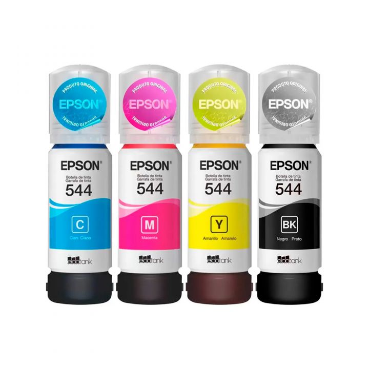 Epson - T544520-4P - Ink tank - Color - Pack full set L1110 - Imagen 3