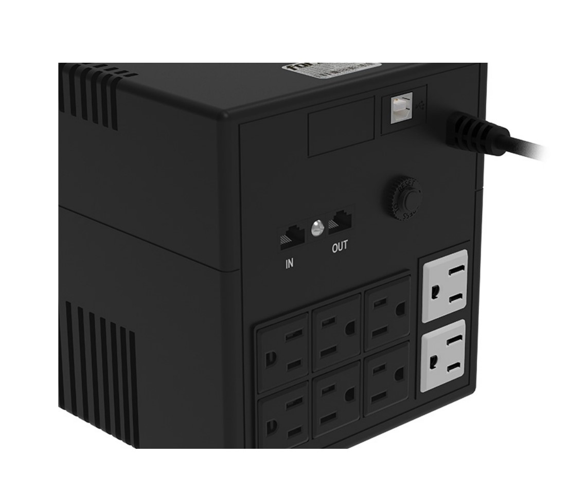 Forza - UPS - Line interactive - 600 Watt - 1200 VA - AC 110/120 V - Software - Imagen 3