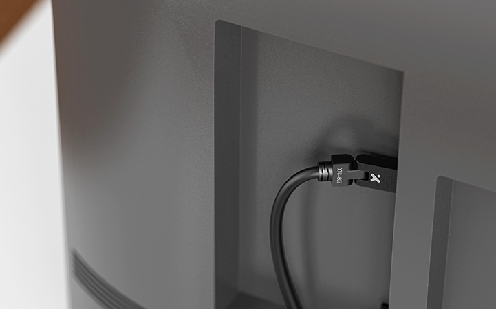 Xtech - Video / audio cable - HDMI - Male to Male Swivel 6f XTC-607 - Imagen 3