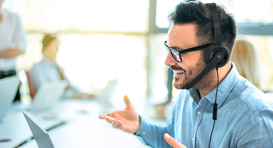 Xtech - XTH-241 - Headphones with microphone - Para Conference / Para Computer - Wired - USB/ In lin - Imagen 2