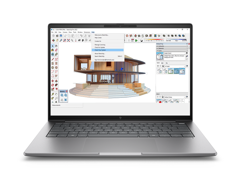 HP - Notebook - 14" - Intel Core Ultra 9 285H / 5.4 GHz - 32 GB - DDR5 SDRAM - SSD - NVIDIA RTX 500 - D5HJ2LT#ABM