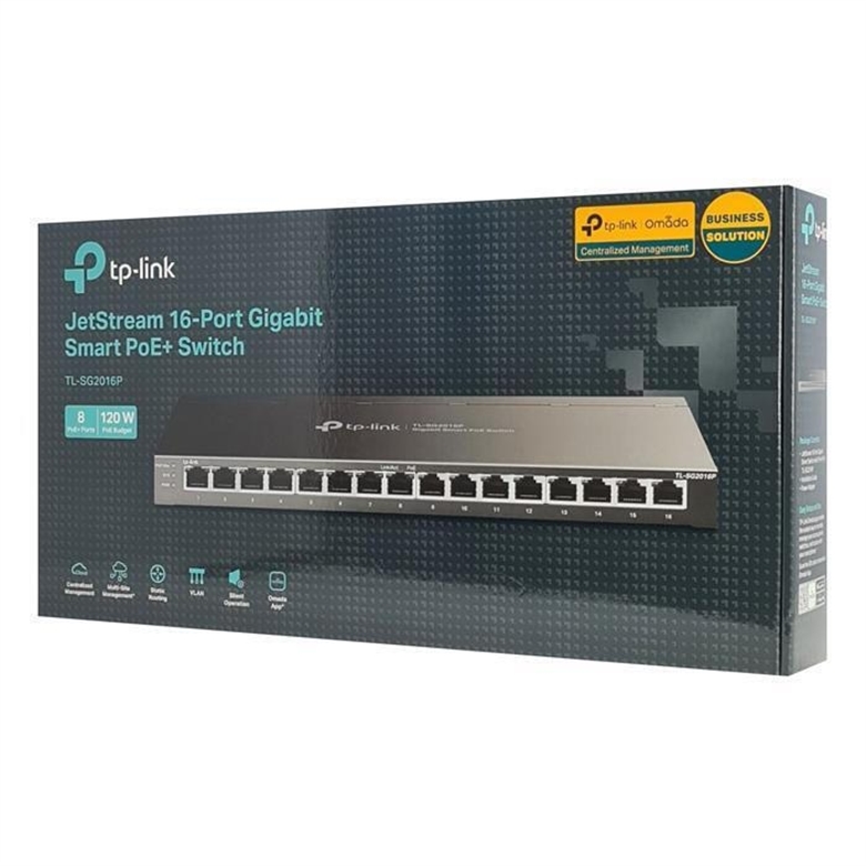 TP-Link - Switch - 16 - Gigabit Smart Switch - Imagen 2