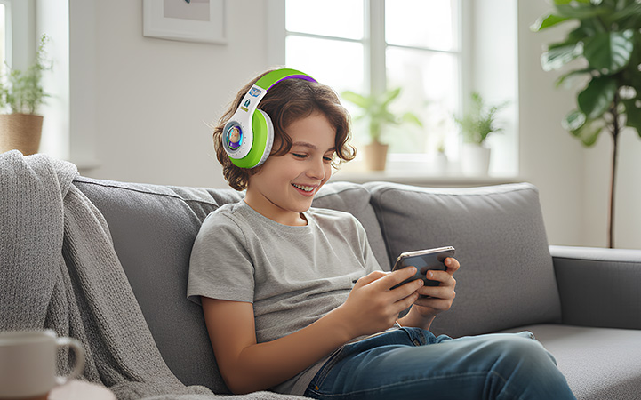 Xtech - Headphones with microphone - Wireless - Disney TS Buzz 3D XTH-D381TS - Imagen 3