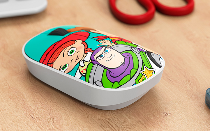 Xtech - Mouse and mouse pad kit - 2.4 GHz - Wireless - Toy Story - w/ wrist rest XTM-DKT5TS - Imagen 2