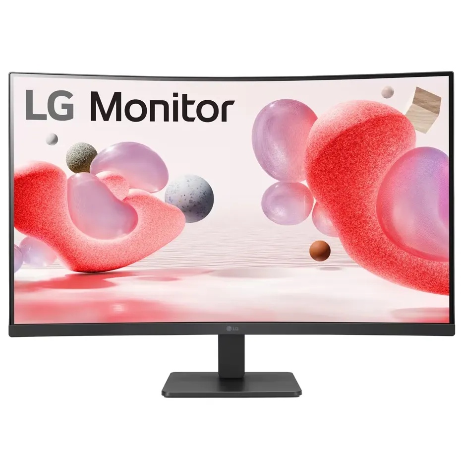 LG MONITOR CURVO 32" CURVO, RESOLUCIÓN FHD 1920X1080, PANEL VA, 100 HZ, TIEMPO DE RESPEUSTA DE 5 MS (GTG), CONECTIVIDAD 2X HDMI, 1X D-SUB (VGA), 1X SALIDA DE AURICULARES Y 3 AÑOS DE GARANTÍA