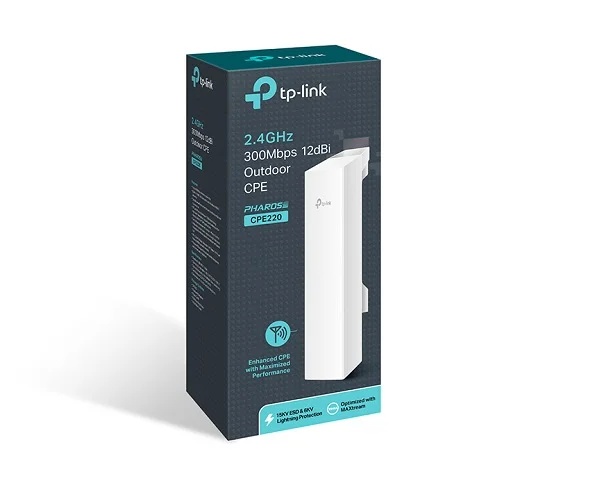 TP-LINK CPE220 - Wireless access point - Wi-Fi - 2.4 GHz - DC power - Imagen 4