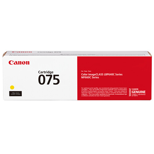 Canon - 075 - Toner cartridge - Yellow