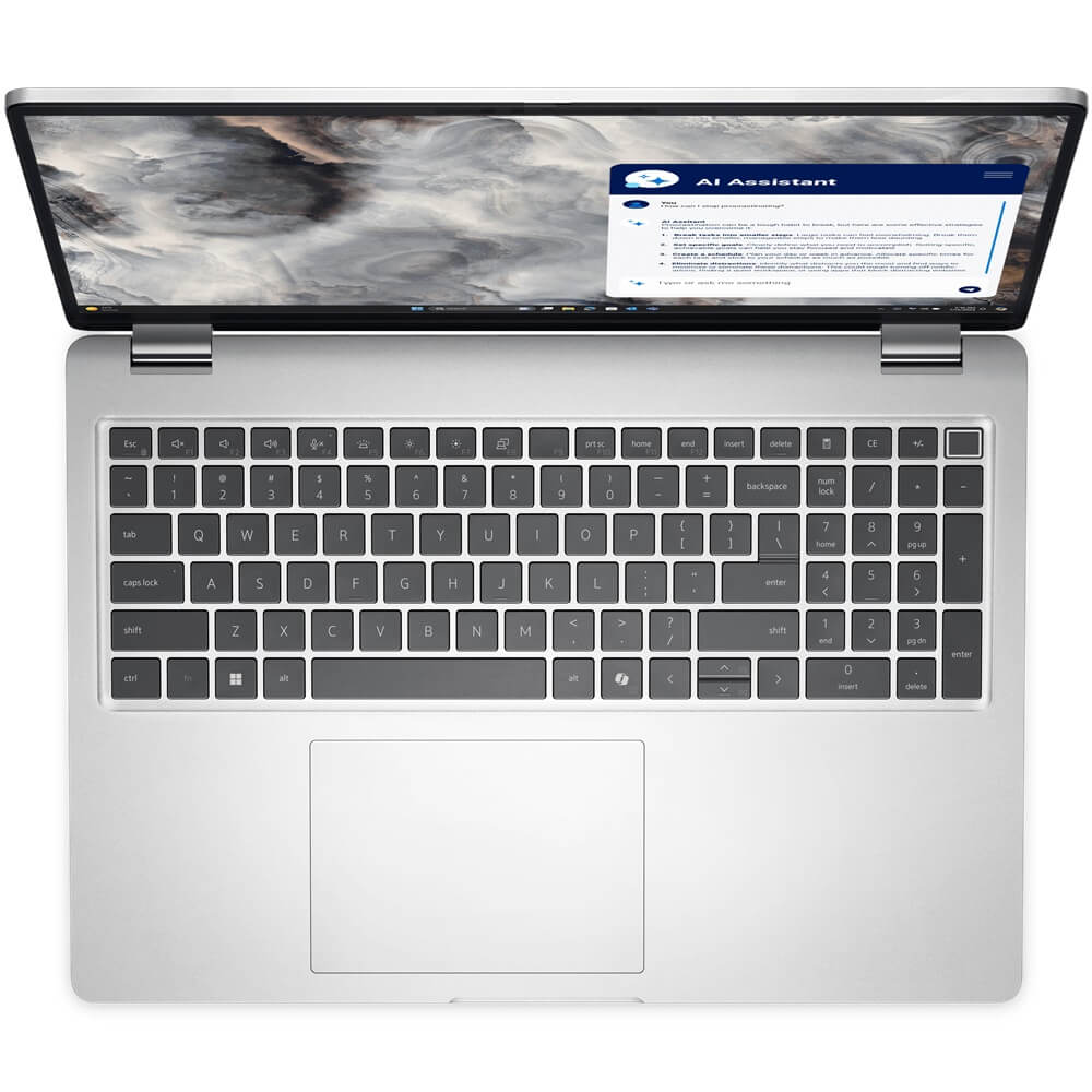 Dell Pro Plus 16 PB16250 - Notebook - 16" - Intel Core Ultra 7 266VvPro / 5.0 GHz - 16 GB - DDR5 SDRAM - 512 GB - Integrated graphics - Windows 11 Pro - +Cpilot - Imagen 3