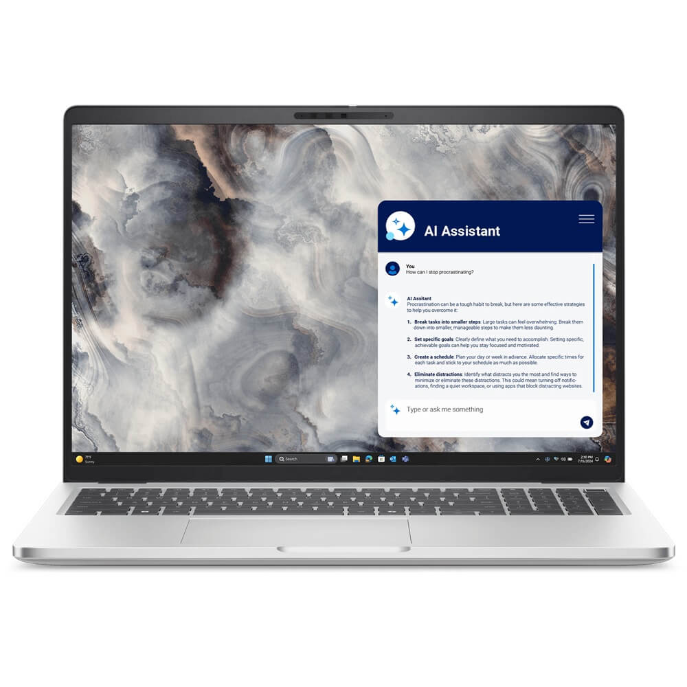Dell Pro Plus 16 PB16250 - Notebook - 16" - Intel Core Ultra 7 266VvPro / 5.0 GHz - 16 GB - DDR5 SDRAM - 512 GB - Integrated graphics - Windows 11 Pro - +Cpilot
