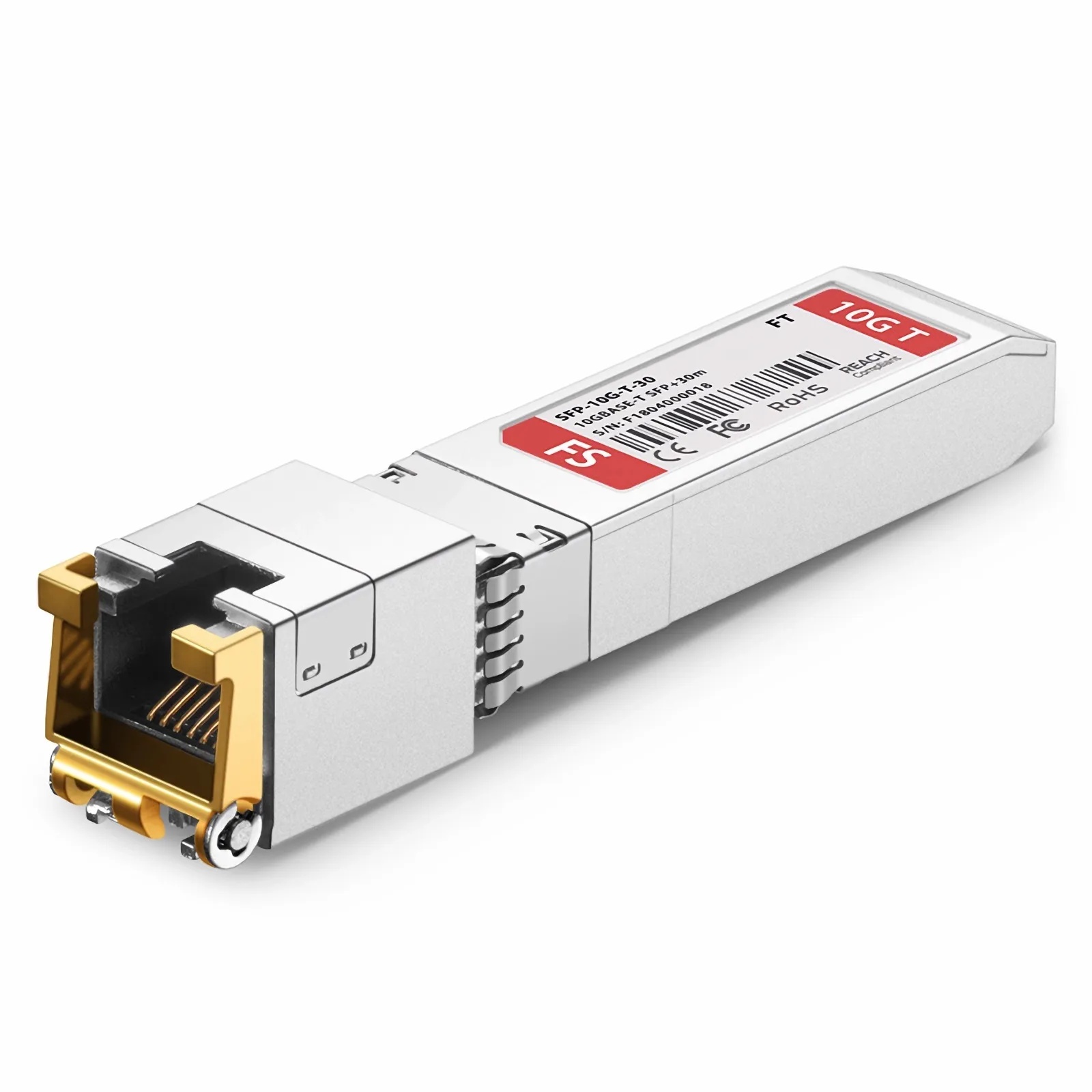 Fortinet - Módulo de transceptor SFP+ - 10GbE - 10GBase-T - hasta 30 m - para FortiGate 900G, 901G