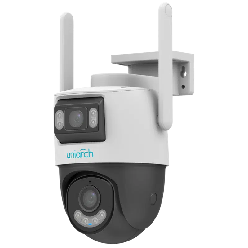 UNIARCH 5MP+5MP HD Outdoor Dual Light Dual-lens PT Wi-Fi Camera Two-Way audio SD