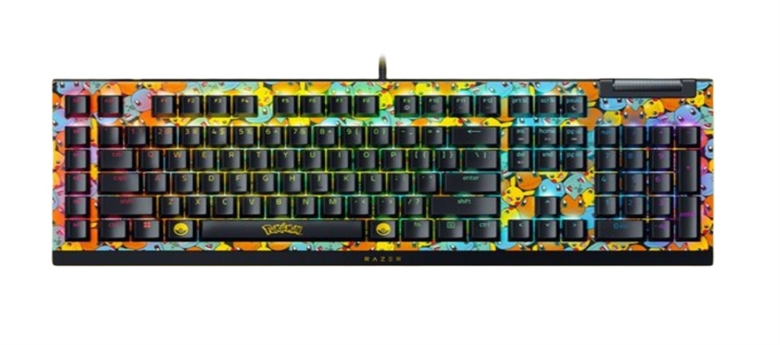 Razer - Keyboard - Wired - USB - BlackWidow V4 X - Pokemon Edit