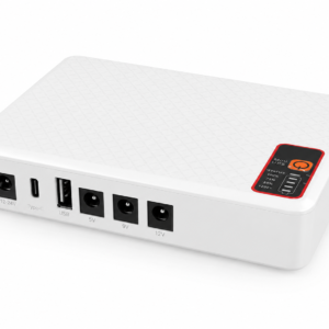 TOXIIK TOK03PRO Smart Mini DC UPS 12000mAh 18W con Salidas 5V/9V/12V y USB-C