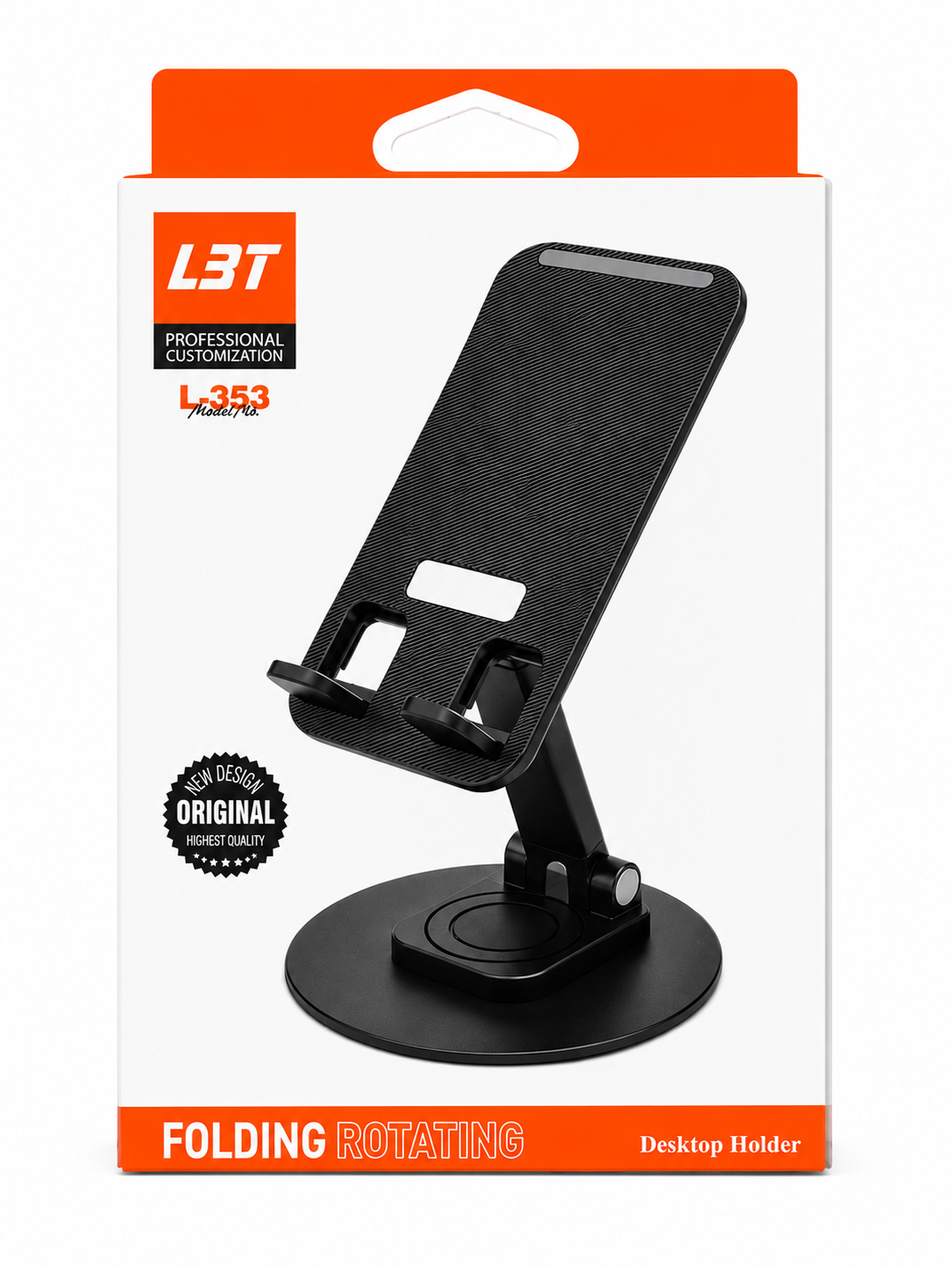 LBT L-353 Soporte Plegable Giratorio para Celular de Escritorio – Ajustable - Imagen 2