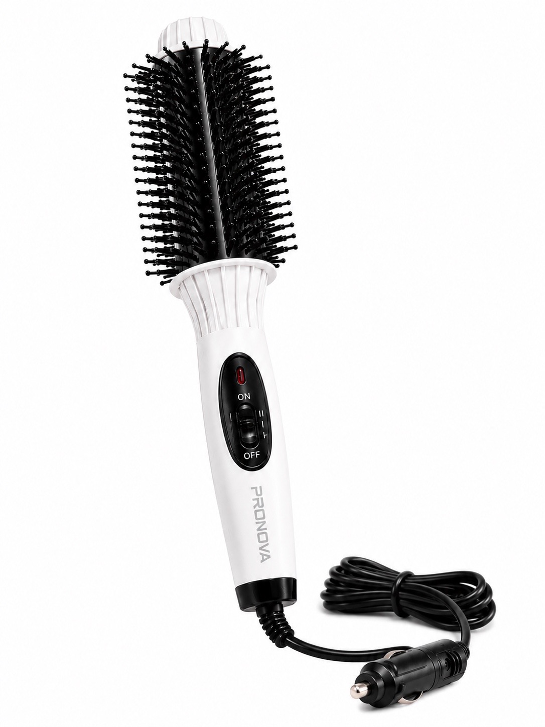 PRONOVA NHC-8810 Cepillo Moldeador Eléctrico 12V para Vehículo | Da Volumen, Forma y Brillo al Cabello