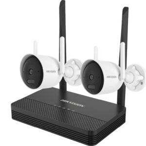 Hikvision DS-J142I/NKS424WBH - Network surveillance camera - 4MP H.265 two bullet WiFi NVS