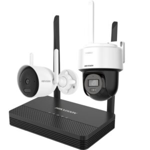 Hikvision DS-J142I/NKS424WBPH - Network surveillance camera - 4MP Bullet + 4MP PT Dome WiFi