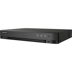 Hikvision IDS-7204HQHI-M1/XT DVR AcuSense 4 canales 1080p 1U H.265 - HDTVI/AHD/CVI/CVBS/IP - 1 disco duro SATA hasta 10TB - H.265 Pro+/H.265 Pro/H.265/H.264+/H.264 - Hasta 6 cámaras de red (6MP) puede