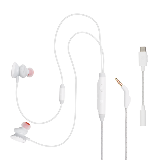 JBL - Headphones - Gaming Quantum 50 C White