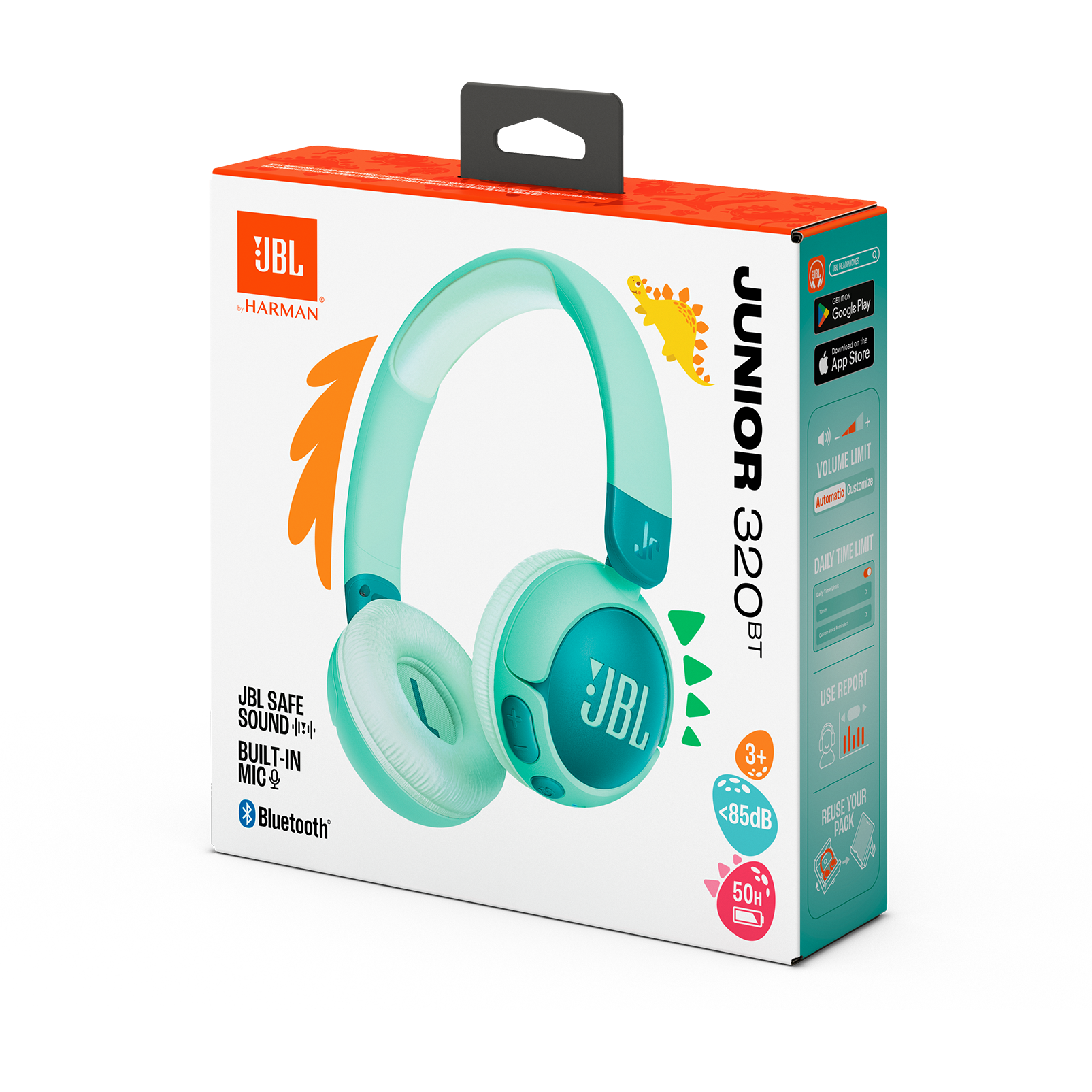 JBL - Headphones - JR 320 BT Banded Wireless Gr - Imagen 5