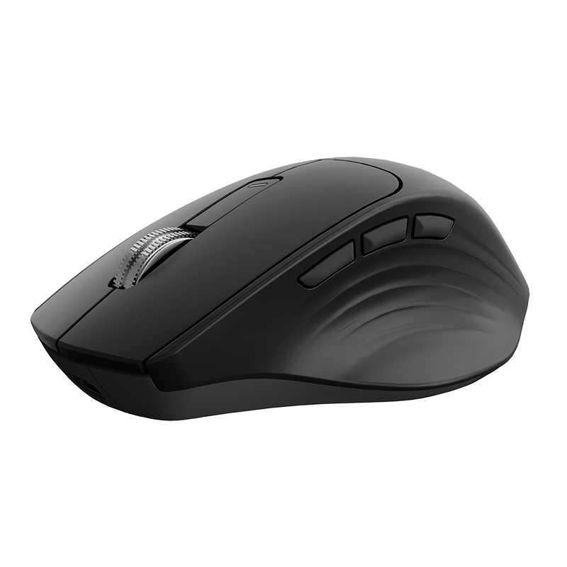 Klip Xtreme - Keyboard and mouse set - Spanish (Latin American) - Wireless - 2.4 GHz / Bluetooth - Black - Ultraergonomic - Imagen 5