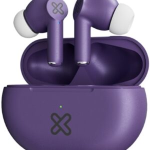 Klip Xtreme - True wireless earphones - Para Phone / Para Portable electronics / Para Tablet - Wireless - 17Hrs IPX Purple