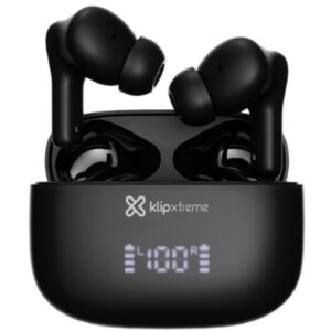 Klip Xtreme - True wireless earphones - Para Phone / Para Portable electronics / Para Tablet - Wireless - 26Hrs Hybdrid ANC Black