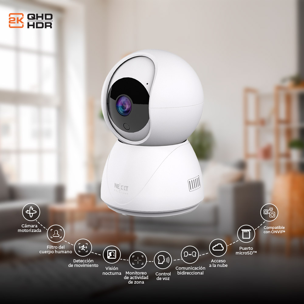 Cámara Nexxt inteligente motorizada Wi-Fi NHC-IP11 - Imagen 2