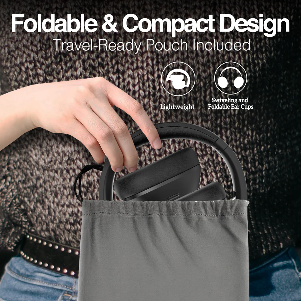 ULTIMATE SOUND SPATIAL - HYBRID Noise Cancellation & Spatial Audio Wireless Headphones - Multi-Point Connection - Hi-Definition Acoustics - Imagen 4
