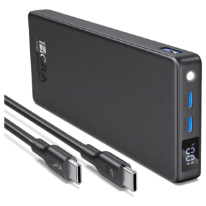 Batería Portátil Powerbank 1Hora 10,000 mAh 22.5w Max - Negro