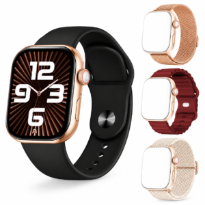 ArgomTech SKEIWATCH S40 – Smartwatch TFT 2.01″ Rose Gold con 4 Correas Intercambiables – ARG-WT-6040RG