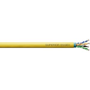 COPPER CABLE 4PR X 23 AWG 10GAIN CATEGORY 6A CMR AMARILLO 1,000FT REEL