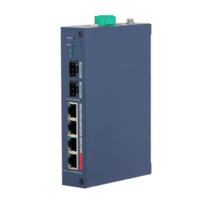 DAHUA 6-PORT CLOUD MANAGED INDUSTRIAL SWITCH WITH 4-PORT POE