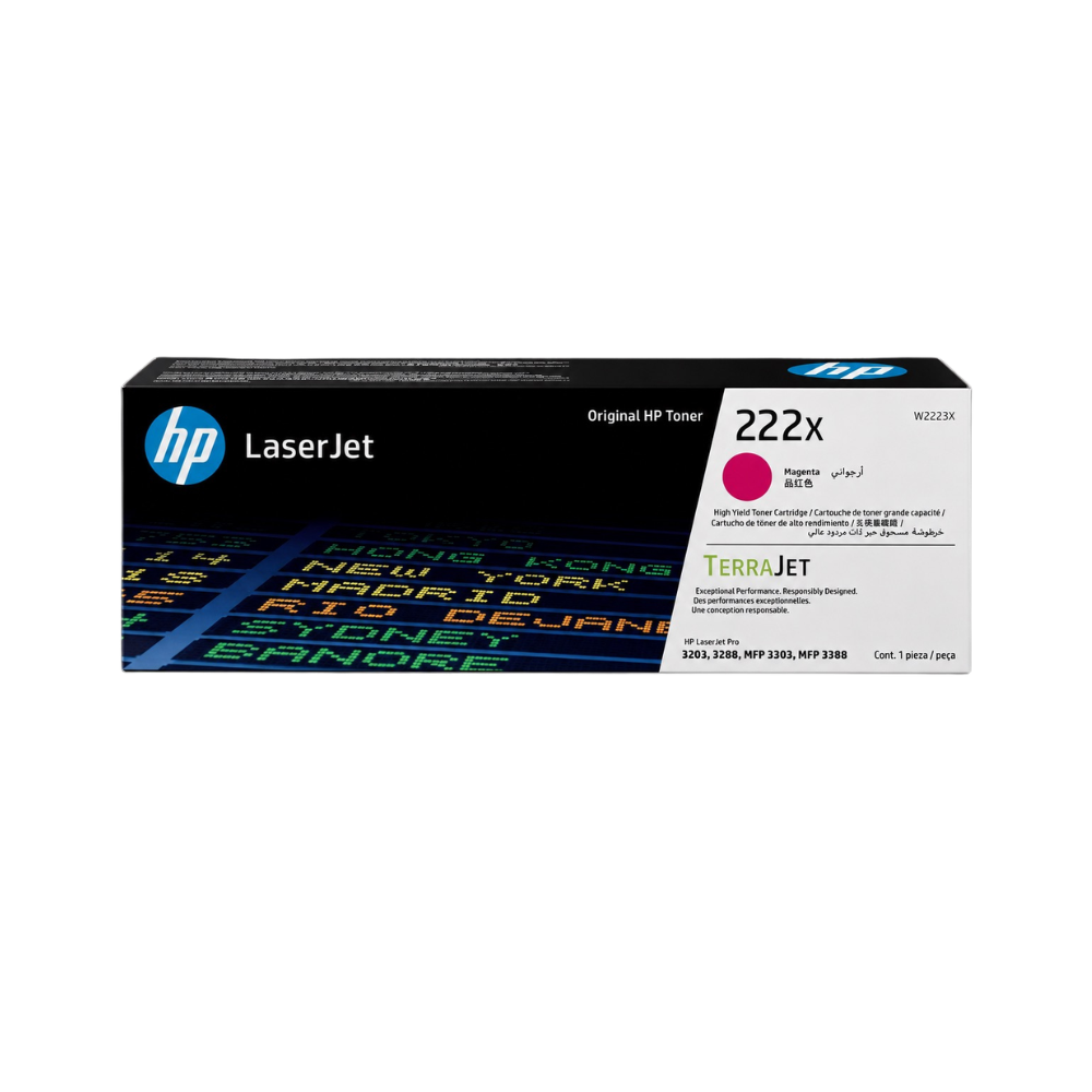 HP 222X MAGENTA ORIGINAL LASERJET TONER CARTRIDGE