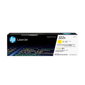 HP 222X YELLOW ORIGINAL LASERJET TONER CARTRIDGE