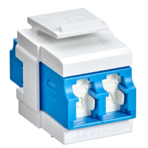 LEVITON ADAPTER QUICKPORT LC WHITE OS1/2