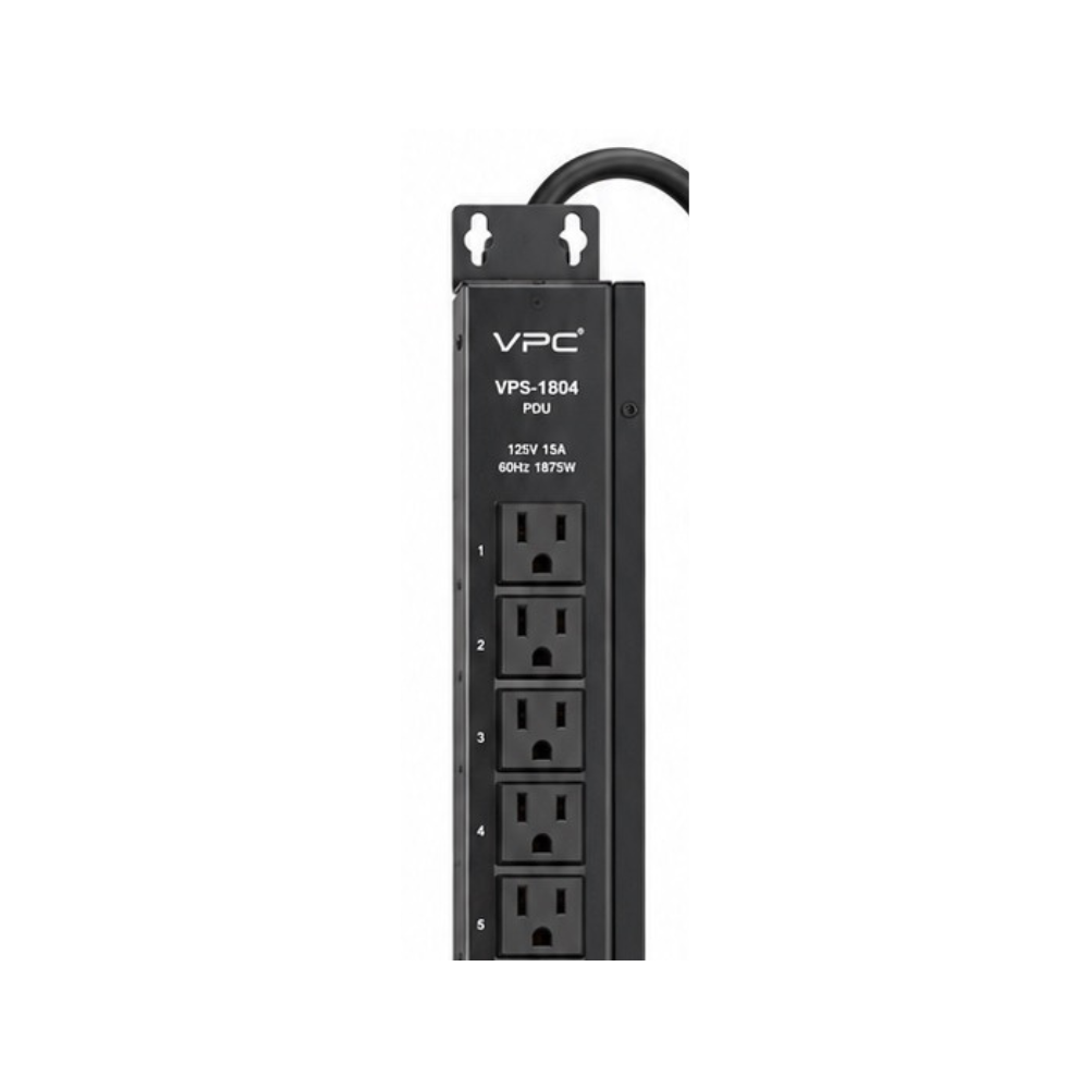 PDU, 48" VERT, 18 FRONT AC OUTLETS W/15FT CORD, METAL - Imagen 2